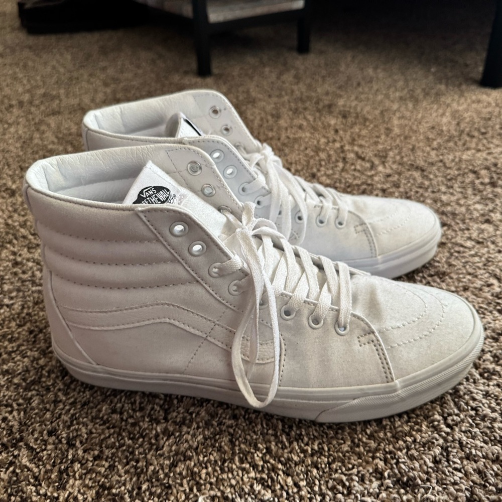 Vans Classic White High-Top Sneakers